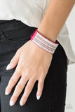Rebel Radiance - Pink - Wrap - Snap Bracelet - Paparazzi Accessories