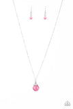 Romantic Razzle - Pink - Cat's Eye -  Necklace - Paparazzi Accessories