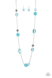 Royal Roller - Blue - Necklace - Paparazzi Accessories