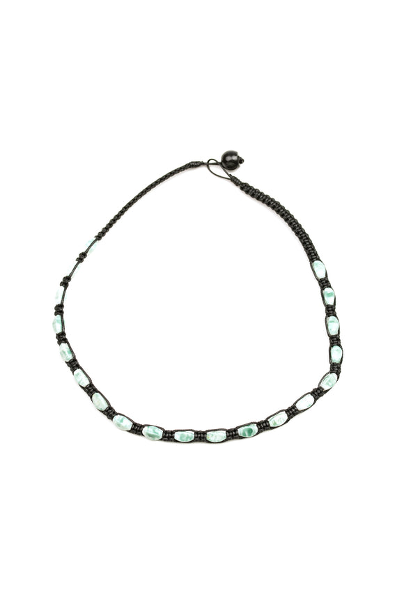 Slip and ROCKSLIDE - Green - Stone - Urban - Necklace - Paparazzi Accessories