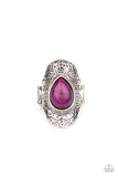 Southern Sage - Purple - Stone - Ring - Paparazzi Accessories