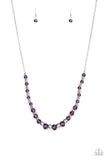 Stratosphere Sparkle - Purple - Necklace - Paparazzi Accessories