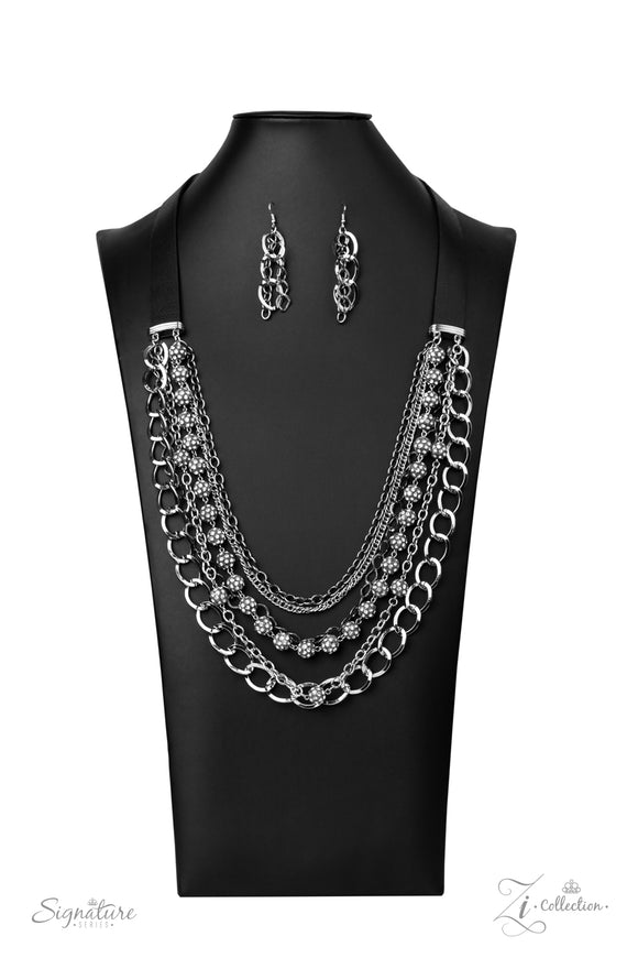 THE ARLINGTO - EXCLUSIVE ZI COLLECTION 2020 - NECKLACE AND MATCHING EARRINGS - PAPARAZZI ACCESSORIES