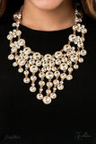 THE ROSA - EXCLUSIVE ZI COLLECTION 2020 - NECKLACE AND MATCHING EARRINGS - PAPARAZZI ACCESSORIES