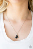 Time To Be Timeless - Black - Hematite - Necklace - Paparazzi Accessories