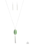 Tranquility Trend - Green - Stone - Necklace - Paparazzi Accessories