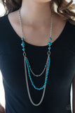 Very Vintage - Blue - Pearl - Necklace - Paparazzi Accessories