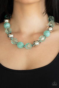 Very Voluminous - Green - Bead - Necklace - Paparazzi Accessories
