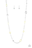 Only For Special Occasions - Yellow - Pearl - Necklace - Paparazzi Accessories
