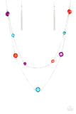 Raise Your Glass - Multi Colored - Necklace - Paparazzi Accessories