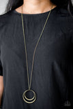 Front and EPICENTER - Brass - Necklace - Paparazzi Accessories