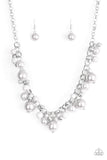 The Upstater - Silver - Pearl - Necklace - Paparazzi Accessories