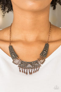 STEER It Up - Copper - Necklace - Paparazzi Accessories