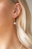 Regal Refinement - Gold - White - Pearl - Necklace - Paparazzi Accessories