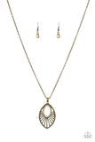 Court Couture - Brass - Necklace - Paparazzi Accessories