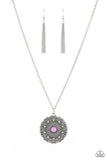 Opal Gardens - Purple - Bead - Necklace - Paparazzi Accessories