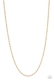Cadet Casual - Gold - Chain - Necklace - Men's Collection - Paparazzi Accessories