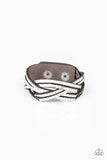 Looking For Trouble - Silver - Wrap - Bracelet - Paparazzi Accessories